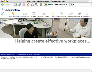 BF Workplace Furnishings - Website Homepage Image